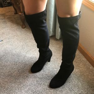 Over The Knee Suede Boots